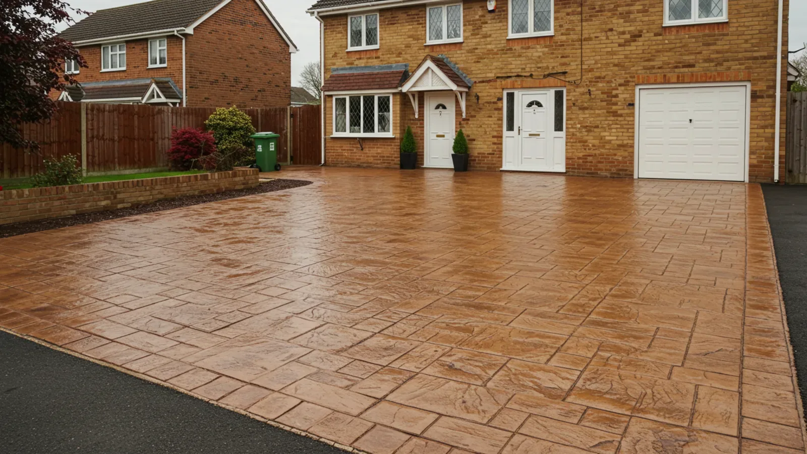 Pattern imprinted concrete sealing and restoration